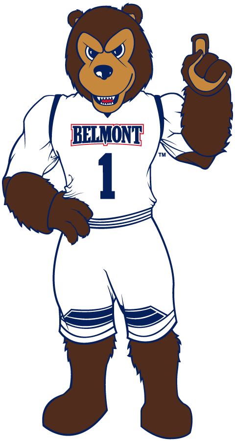 Belmont Bruins 2013-Pres Mascot Logo v2 diy DTF decal sticker